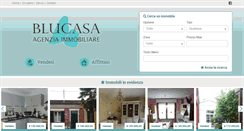 Desktop Screenshot of blucasaimmobiliare.it