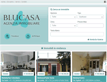 Tablet Screenshot of blucasaimmobiliare.it